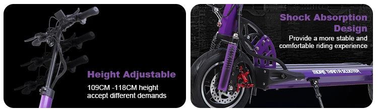 Electric Scooter For Adults Motorcycle Scooter With Modern Frame