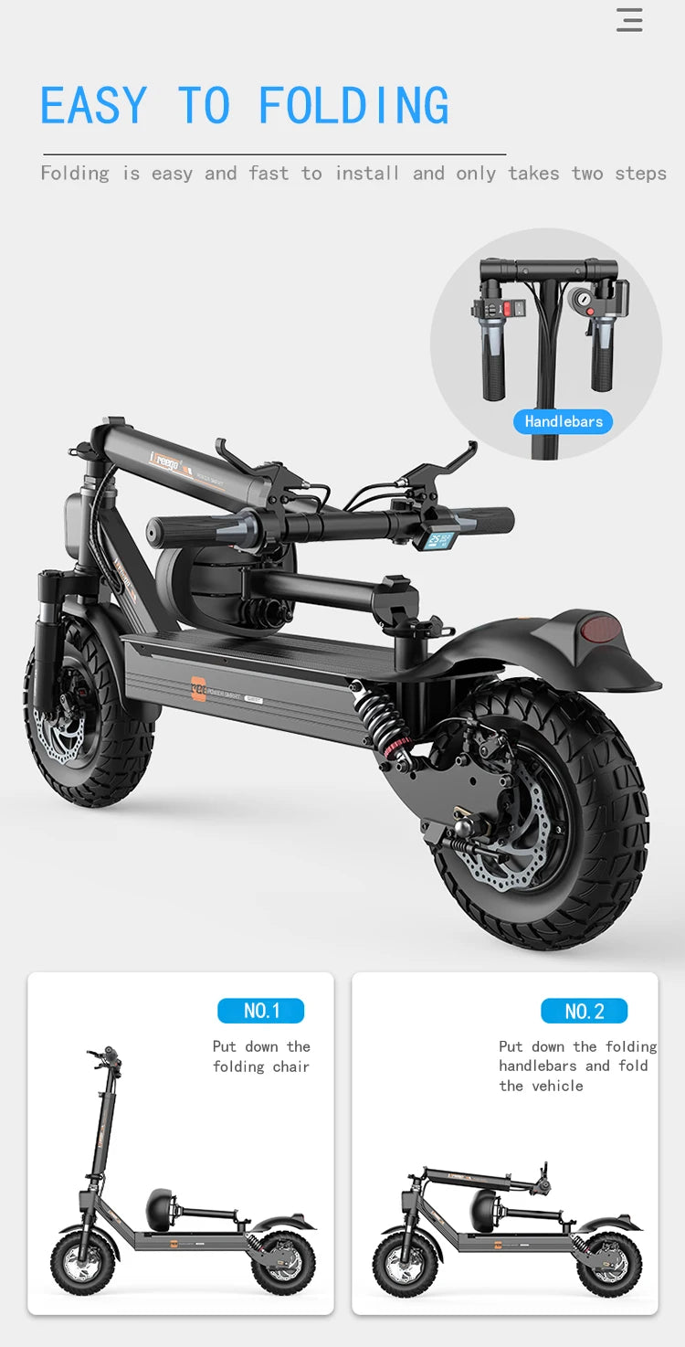 Full Suspension Best Quality Best Adult for Sale All Terrain Electric Scooters